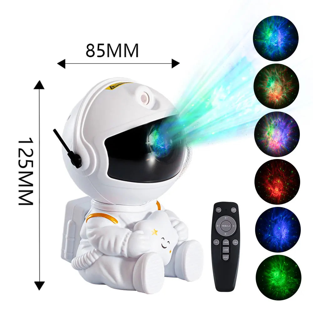 Astronaut Galaxy Projector Night Light Gift Starry Sky Star USB Led Bedroom Night Lamp Child Birthday Decoration Remote Control