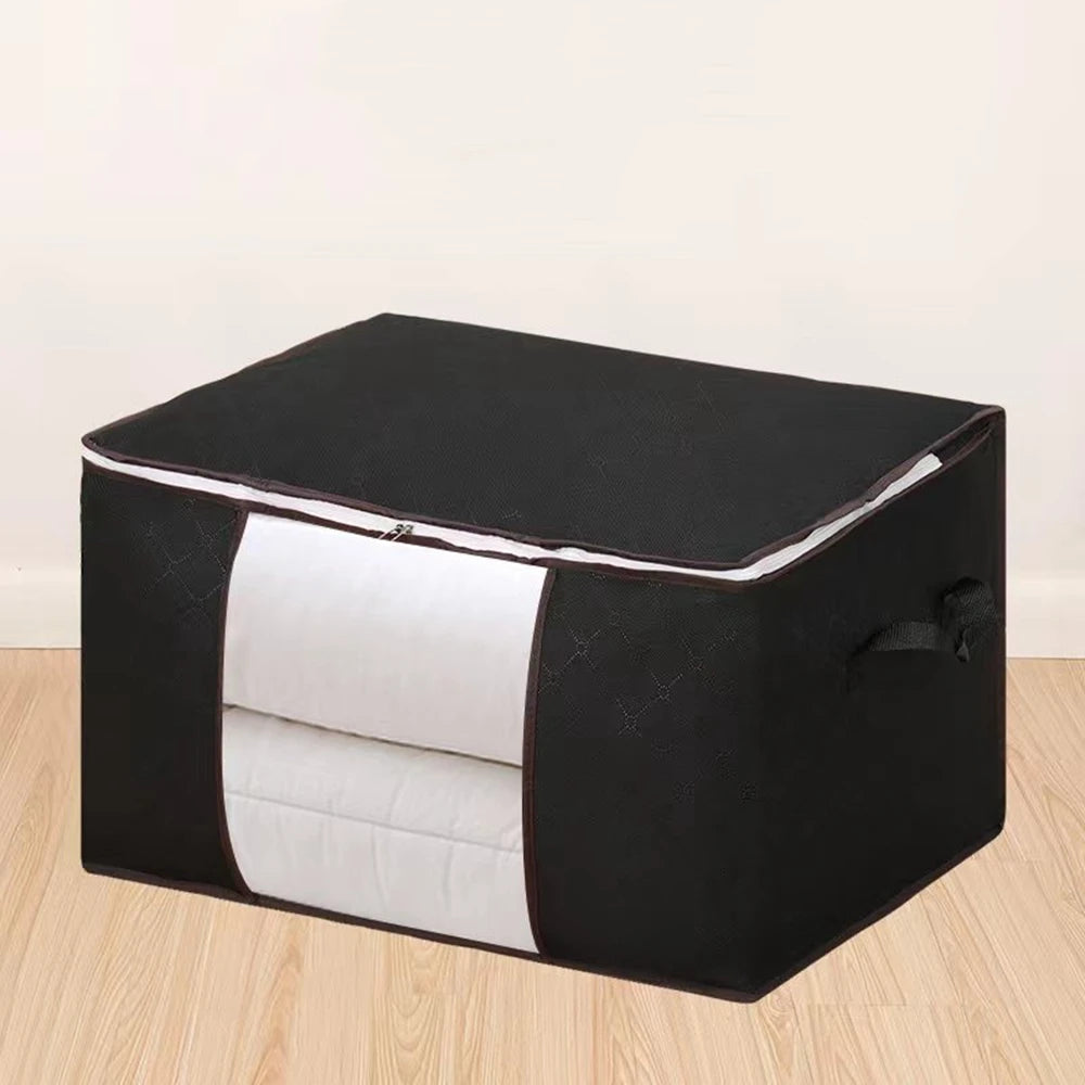 Quilt Storage Bag Large Capacity Moisture Dust Proof Clothes Organizer Duvet Blanket Sorting Bags Moving Wardrobe Storage Box