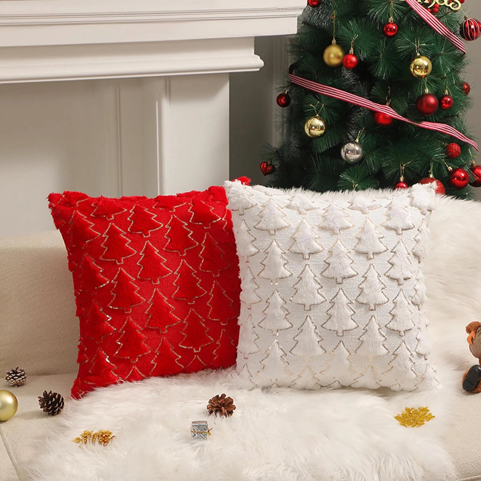 1pc 45*45cm Autumn Pumpkin Cushion Cover Pillow Cover Thanksgiving Decor Pillowcase Christmas Home Pillowcase for Couch Pillow