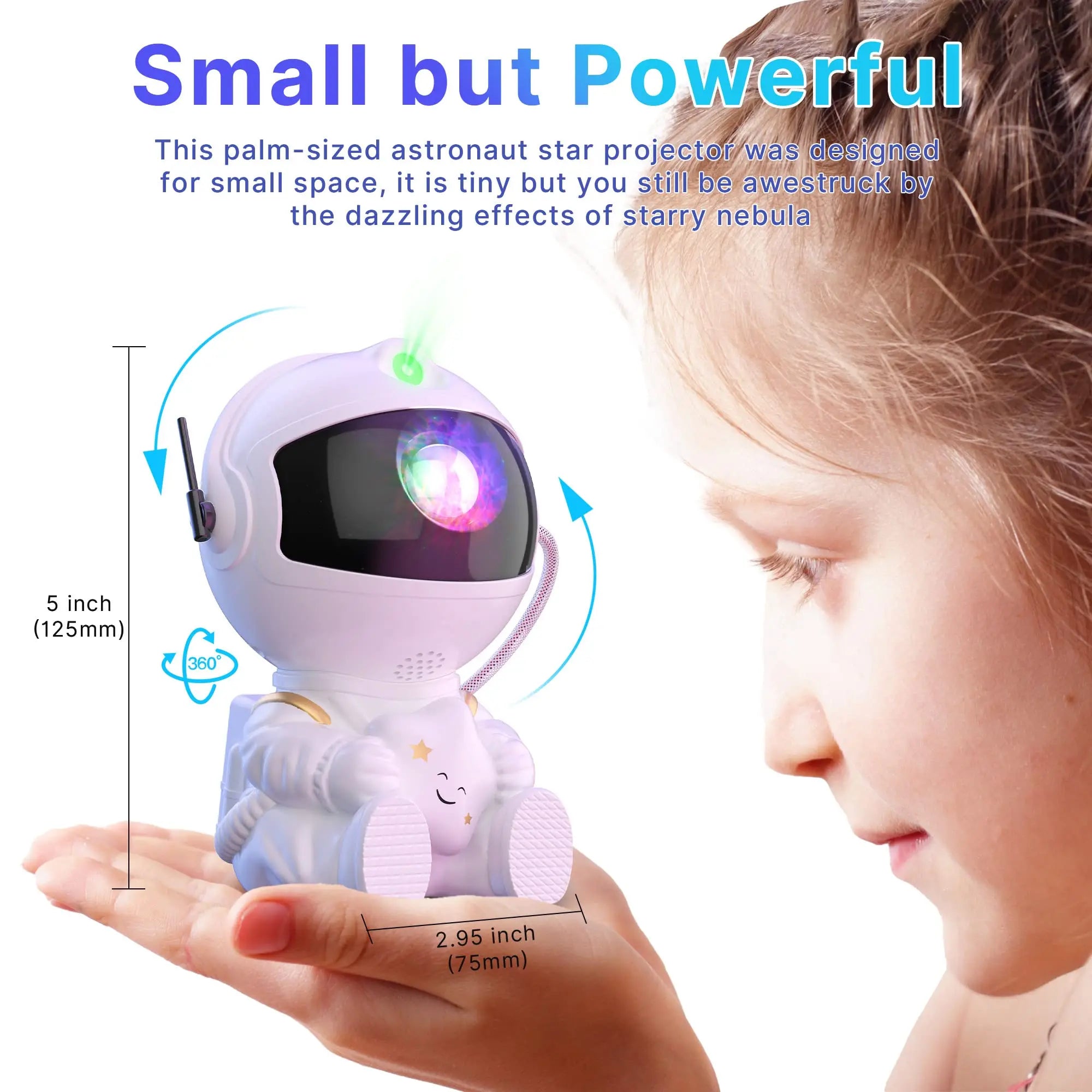 Astronaut Galaxy Projector Night Light Gift Starry Sky Star USB Led Bedroom Night Lamp Child Birthday Decoration Remote Control