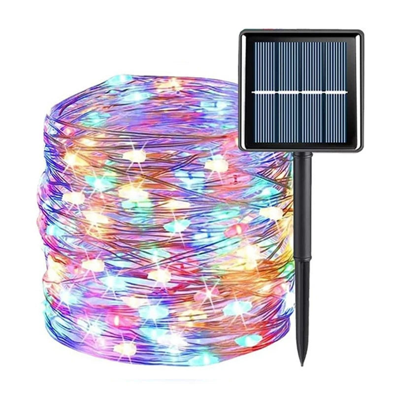 7M/12M/22M/32M Solar Light Outdoor Garden Fairy String Light Led Twinkle Waterproof Lamp for Christmas Patio Tree Party